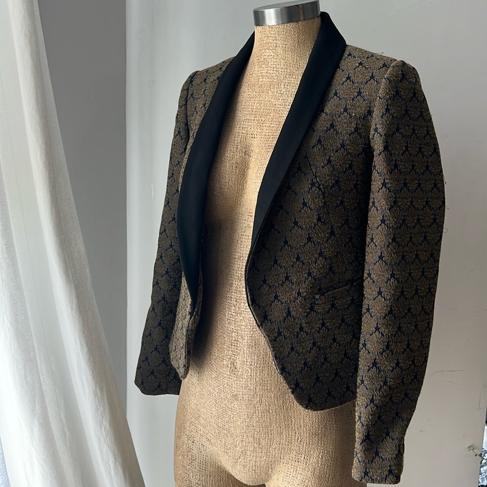 Renaissance pattern blazer xs